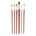 Prime Art Golden Brown Synthetic 101 Set (PABS101-6B) 6 Pcs