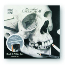 Cretacolor Black and White Skull Tin Set (25 Pcs) Explore more products Cretacolor Black and White Skull Tin Set (25 Pcs) Explore more products