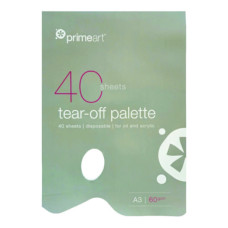 Prime Art Tear-Off Palette A3 60gsm - White Paper (40 Sheets) Prime Art Tear-Off Palette A3 60gsm - White Paper (40 Sheets)