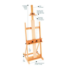 Carolina H Frame Large Studio Easel Carolina H Frame Large Studio Easel