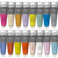  Lukas Acrylic Paint 75ml: Standard Colours
