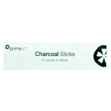Prime Art Charcoal 6 Pcs (6-8mm)