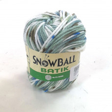 Snowball Batik Imported Wool - SN010