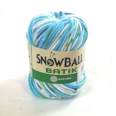 Snowball Batik Imported Wool - SN006