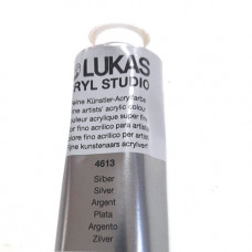  Lukas Acrylic Paint 75ml: Silver