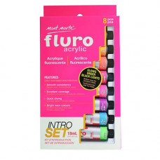 Mont Marte ACRYLIC INTRO FLURO Set 8 Piece