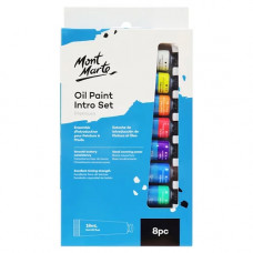 Mont Marte Oil Paint Intro Set Premium 8pce x 18ml